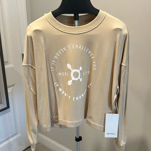 LuluLemon x Orangetheory crop sweater